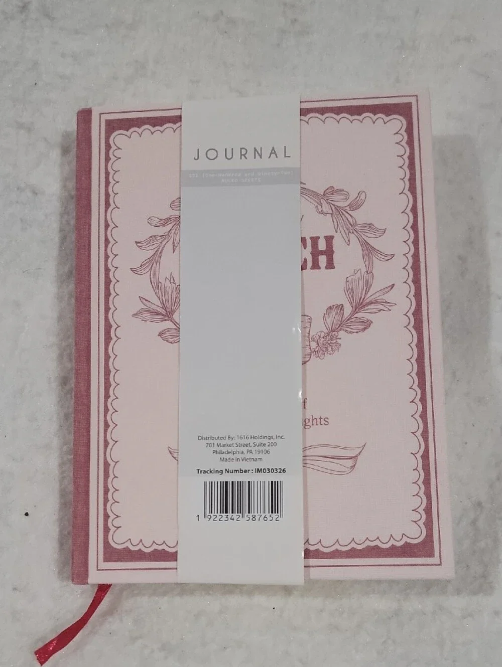 Excuse My French Pink Journal - New - Hard Cover